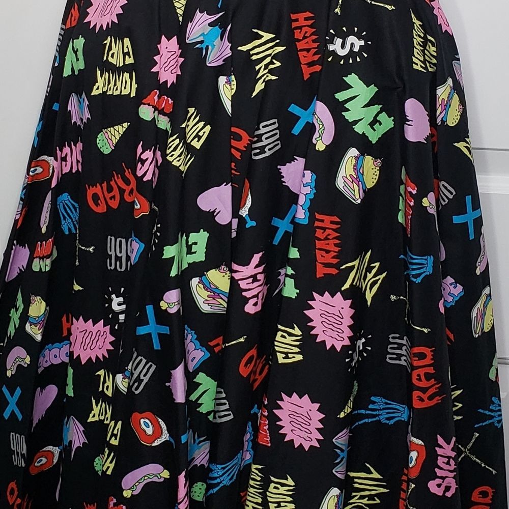 Hell Bunny Evil Horror Girl Dress   XS, Small - Picture 4 of 6